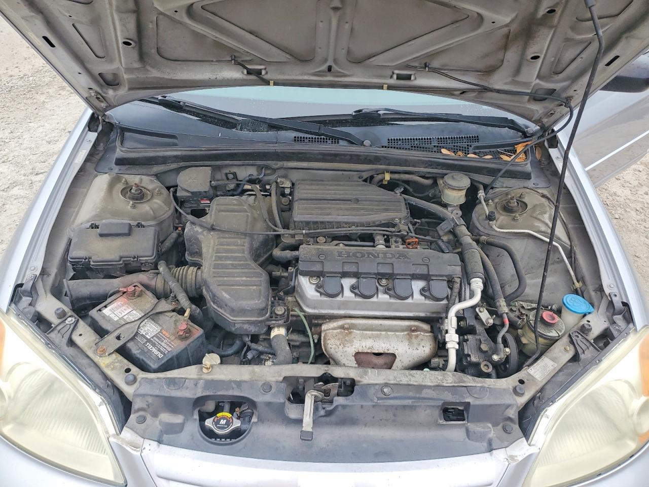 2003 Honda Civic Lx Silver vin: 2HGES16553H618148