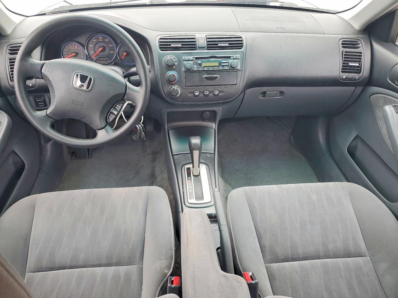 2003 Honda Civic Lx Silver vin: 2HGES16553H618148