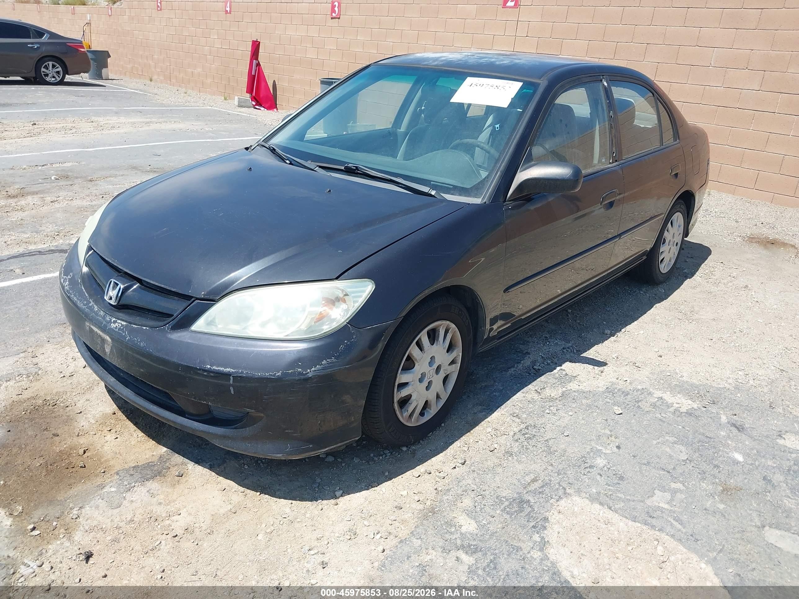 2004 Honda Civic Lx Black vin: 2HGES16554H522893