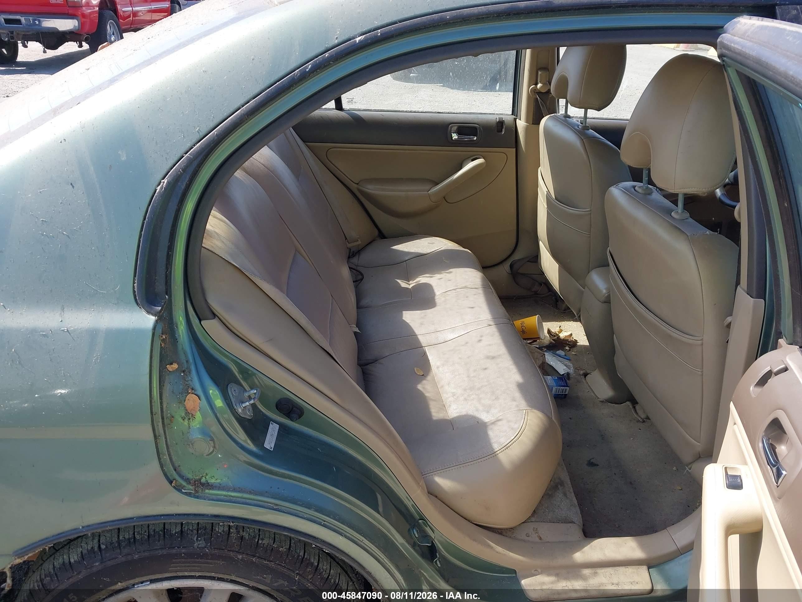 2004 Honda Civic Lx Green vin: 2HGES16554H546711