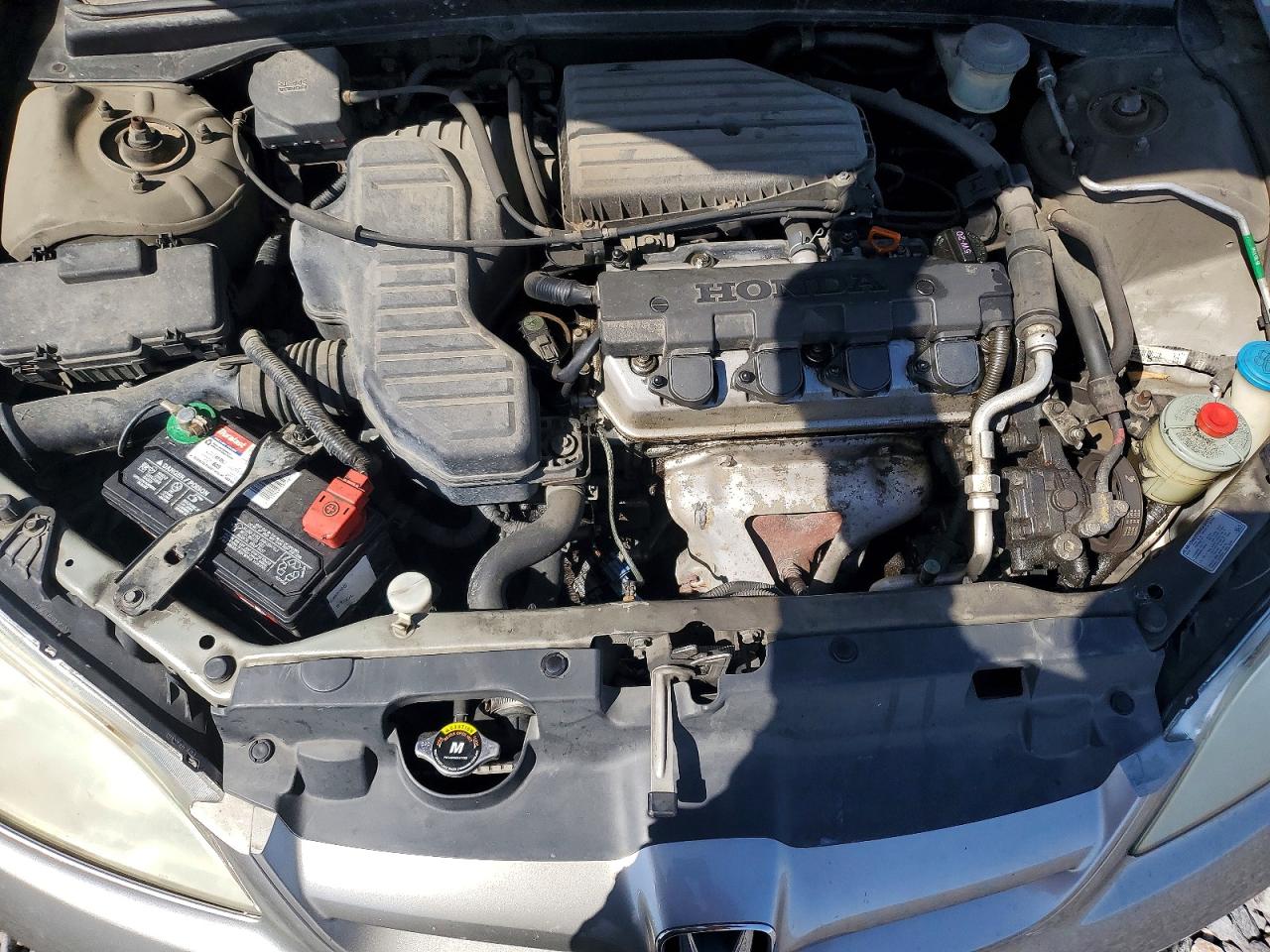 2004 Honda Civic Lx Желто-коричневый vin: 2HGES16554H563377