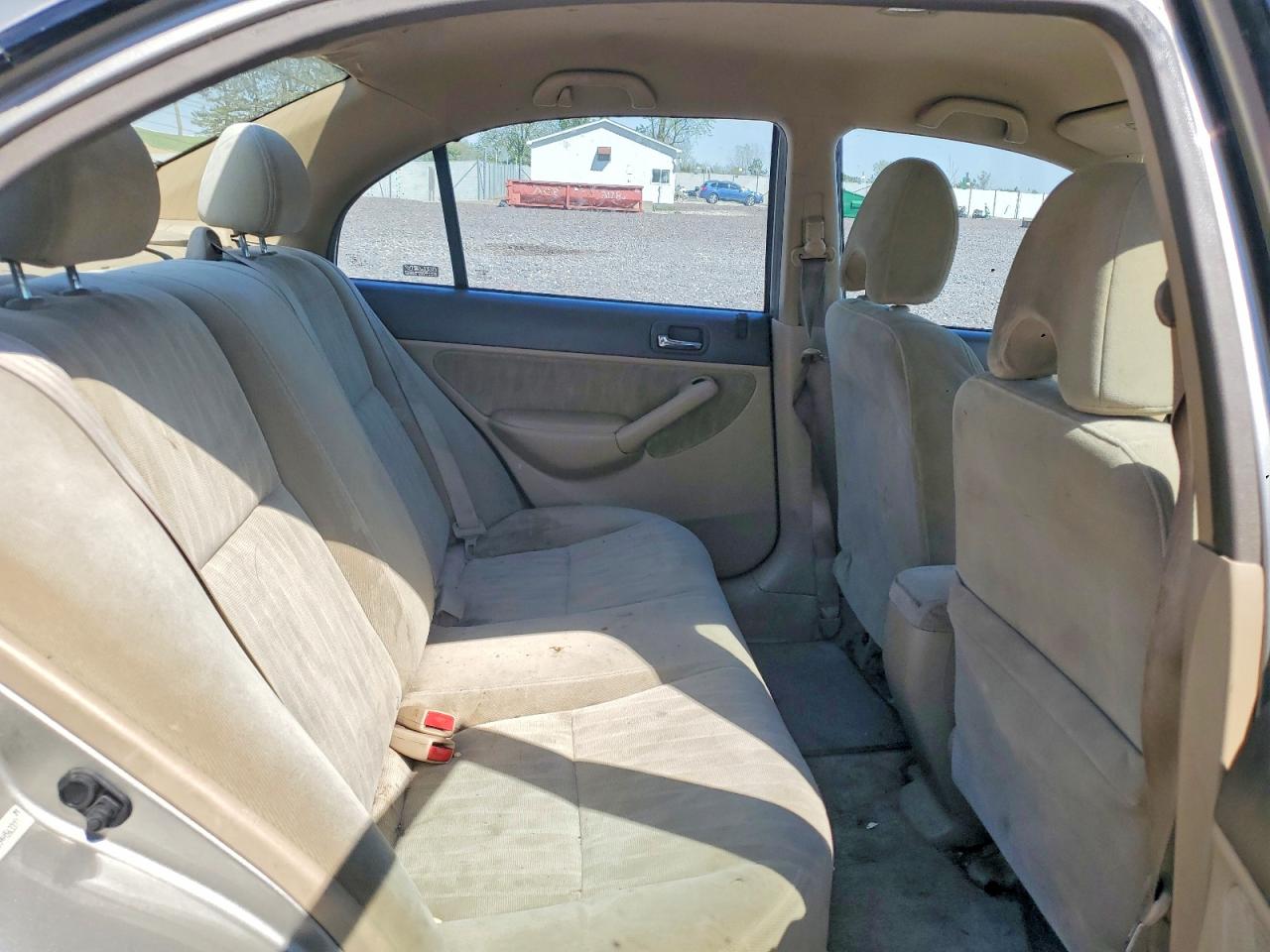 2004 Honda Civic Lx Желто-коричневый vin: 2HGES16554H563377
