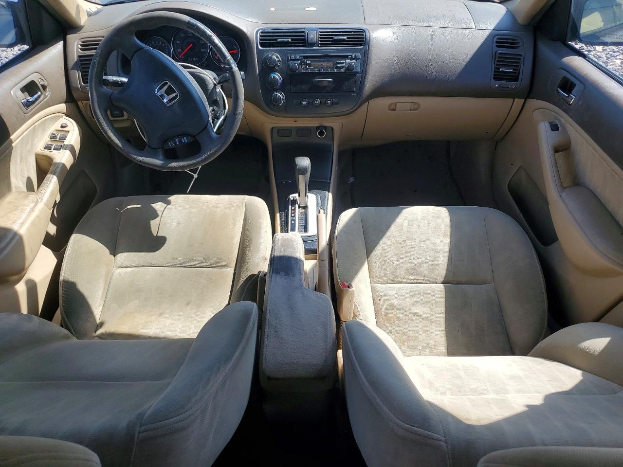 2004 Honda Civic Lx Желто-коричневый vin: 2HGES16554H563377