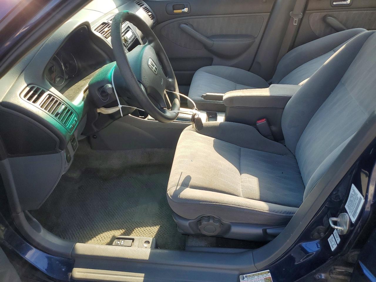 2004 Honda Civic Lx Синий vin: 2HGES16554H572600