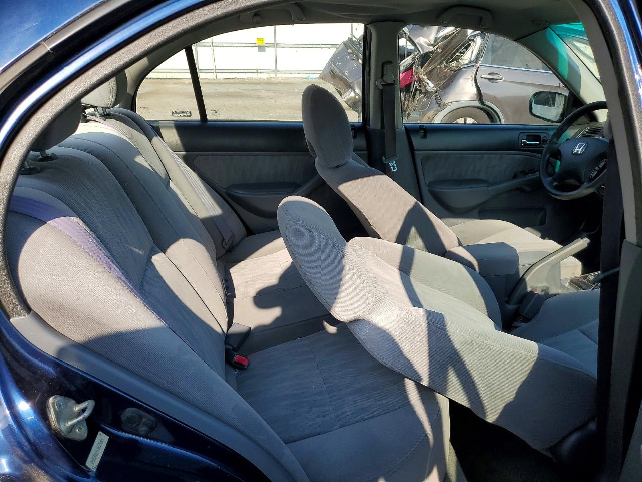 2004 Honda Civic Lx Синий vin: 2HGES16554H572600