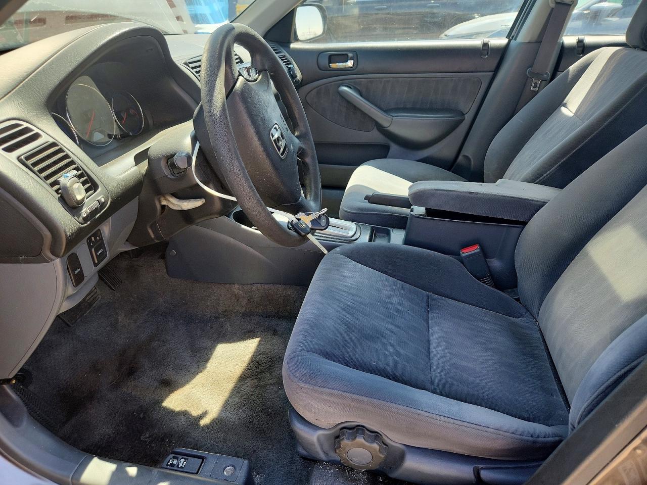 2004 Honda Civic Lx Silver vin: 2HGES16554H582236