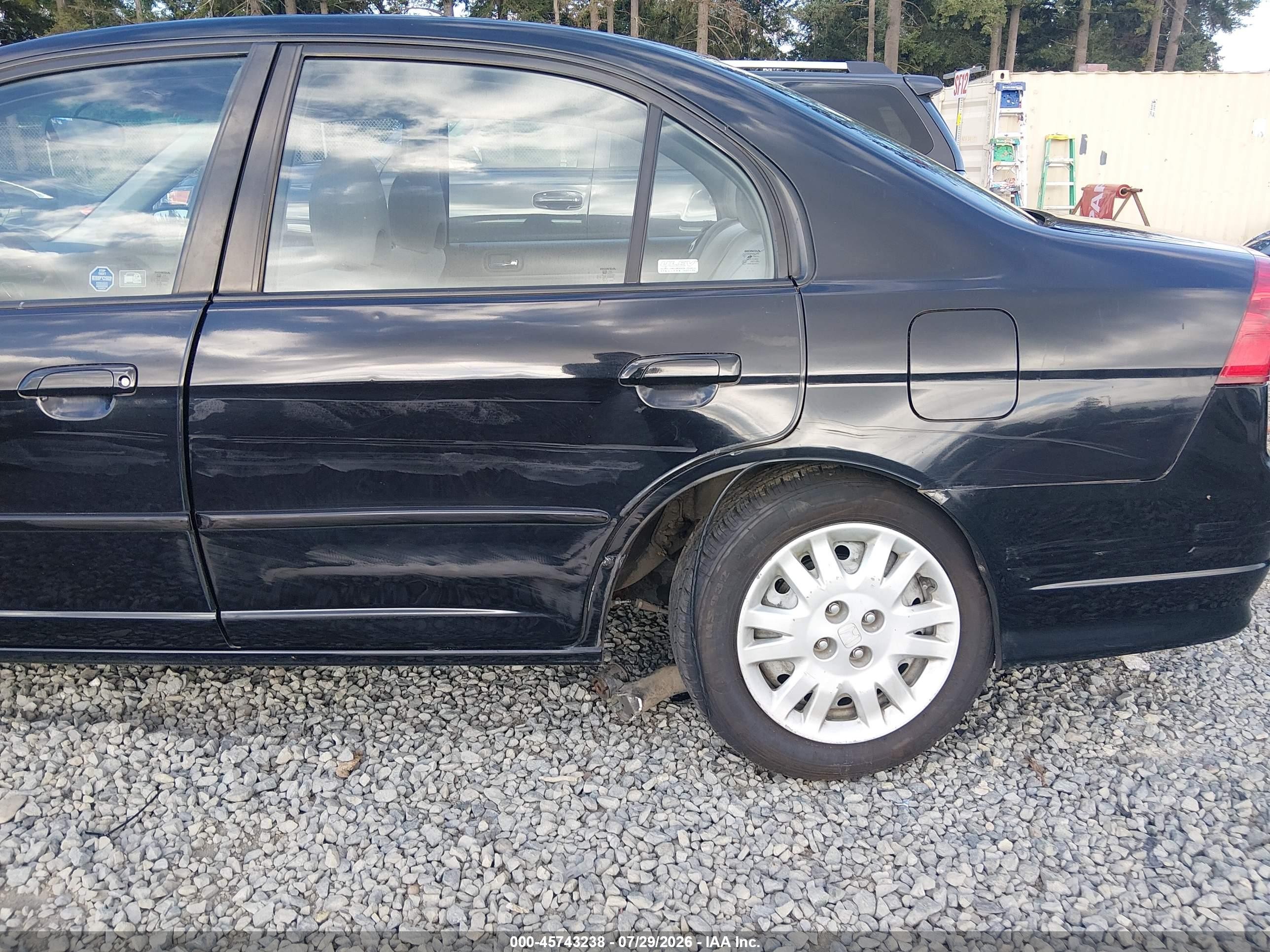 2004 Honda Civic Lx Black vin: 2HGES16554H584150