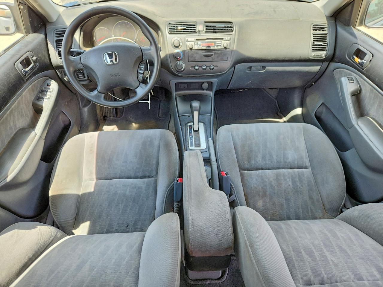 2004 Honda Civic Lx Blue vin: 2HGES16554H587890