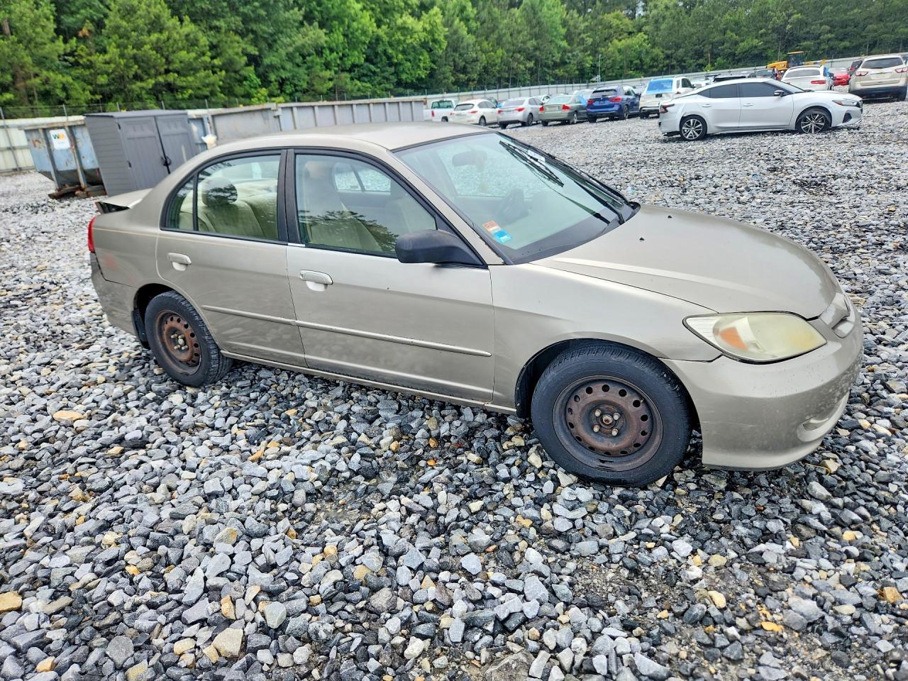 2004 Honda Civic Lx Silver vin: 2HGES16554H606907