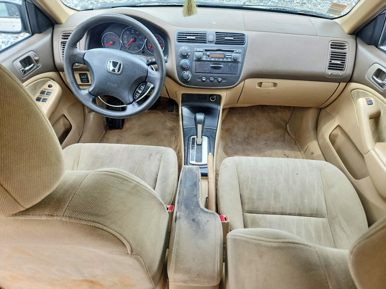 2004 Honda Civic Lx Silver vin: 2HGES16554H606907
