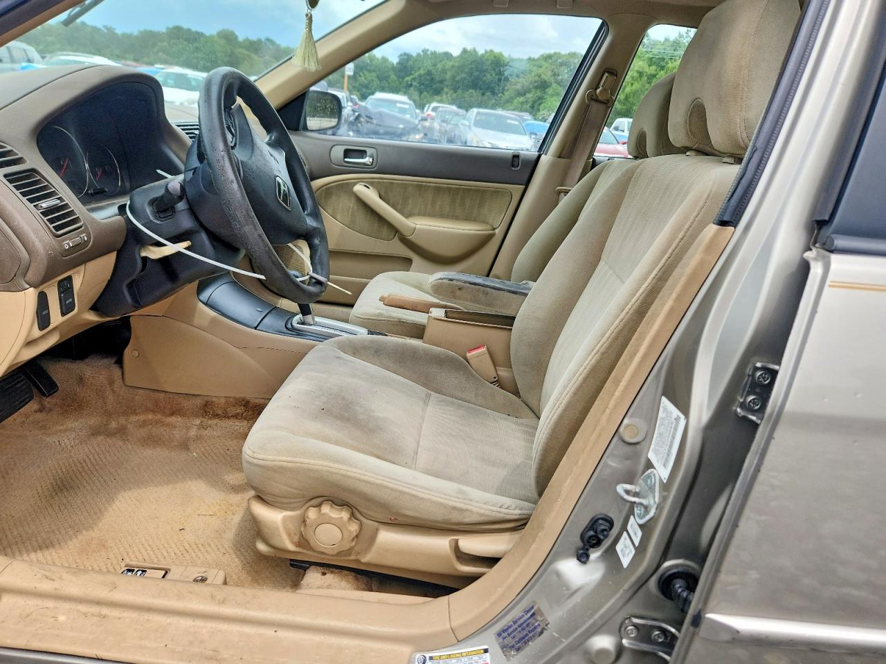 2004 Honda Civic Lx Silver vin: 2HGES16554H606907