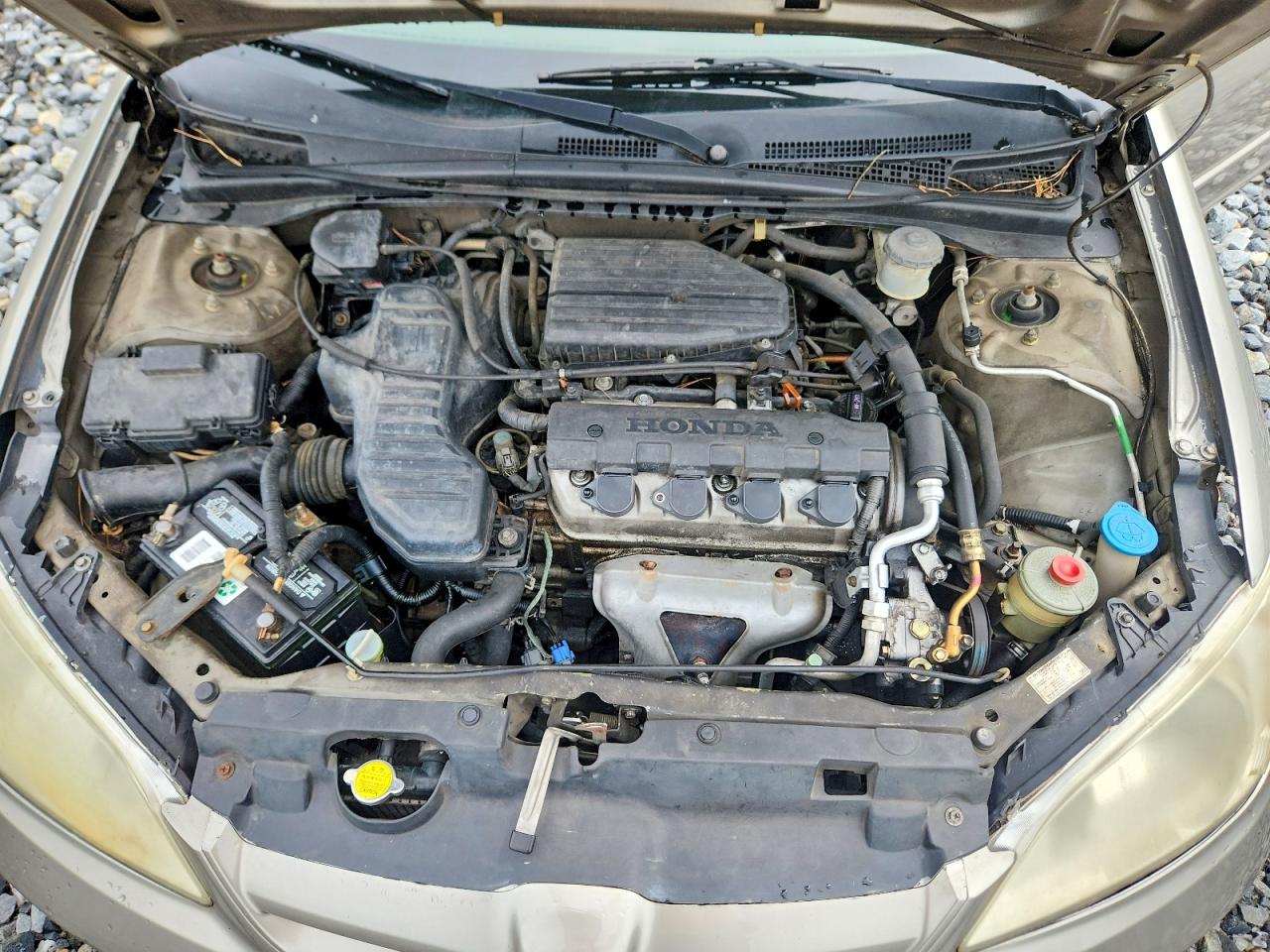 2004 Honda Civic Lx Silver vin: 2HGES16554H606907