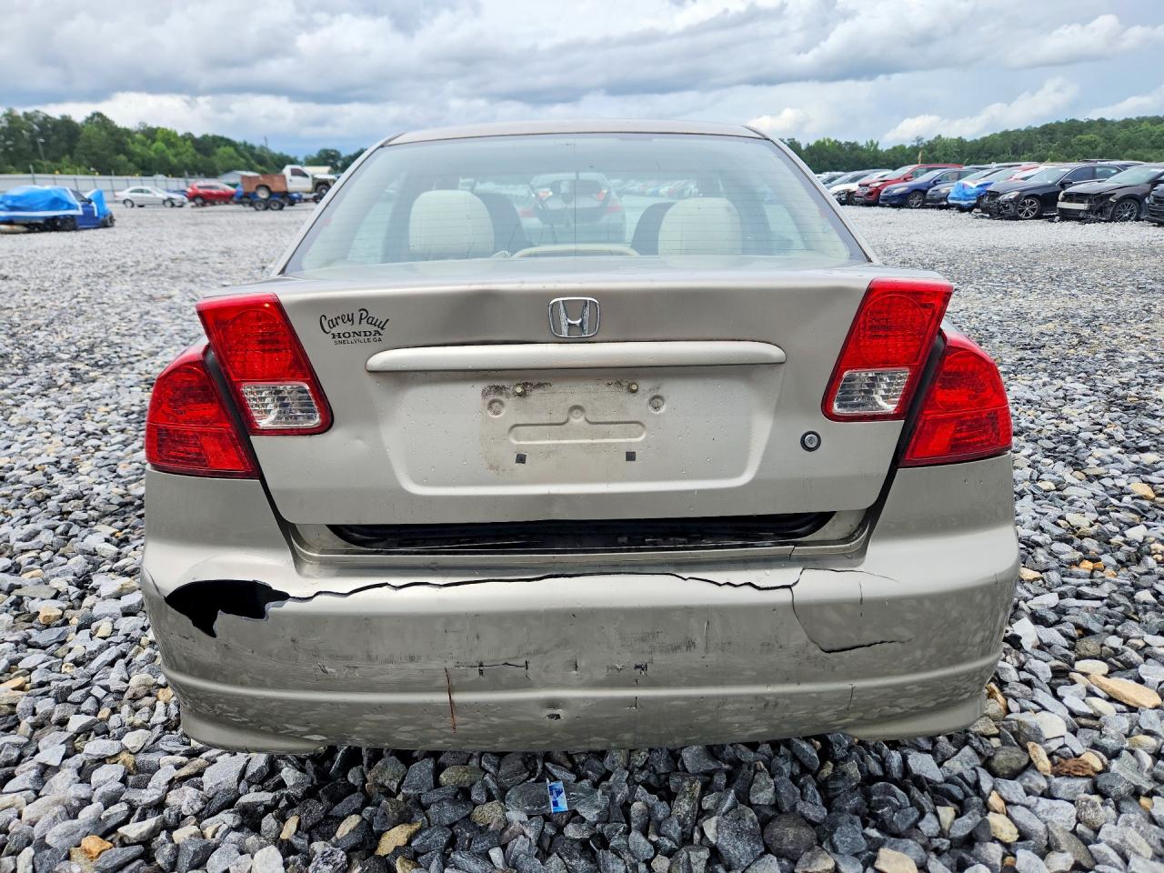 2004 Honda Civic Lx Silver vin: 2HGES16554H606907
