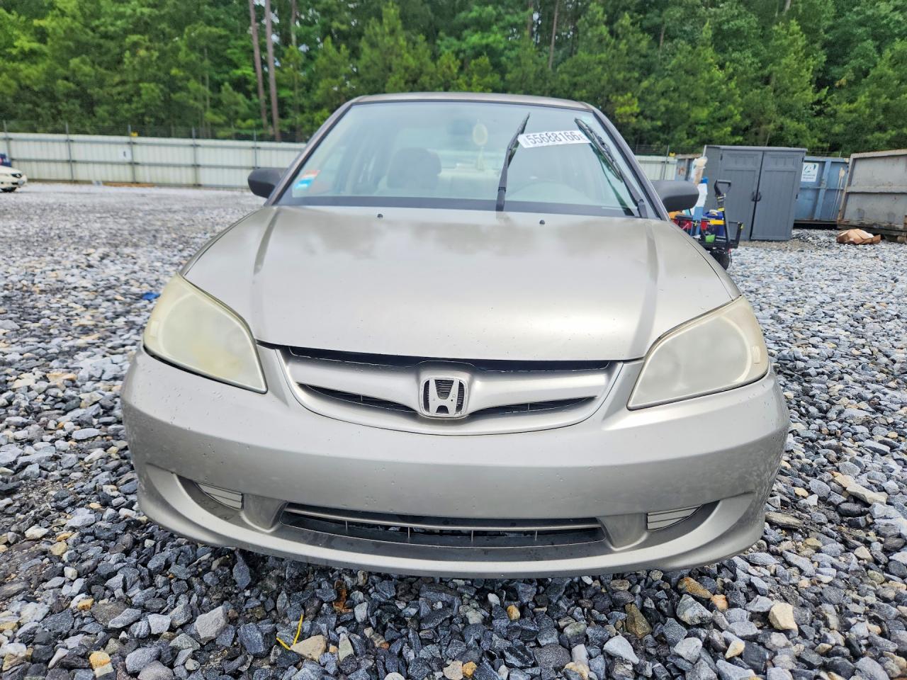 2004 Honda Civic Lx Silver vin: 2HGES16554H606907
