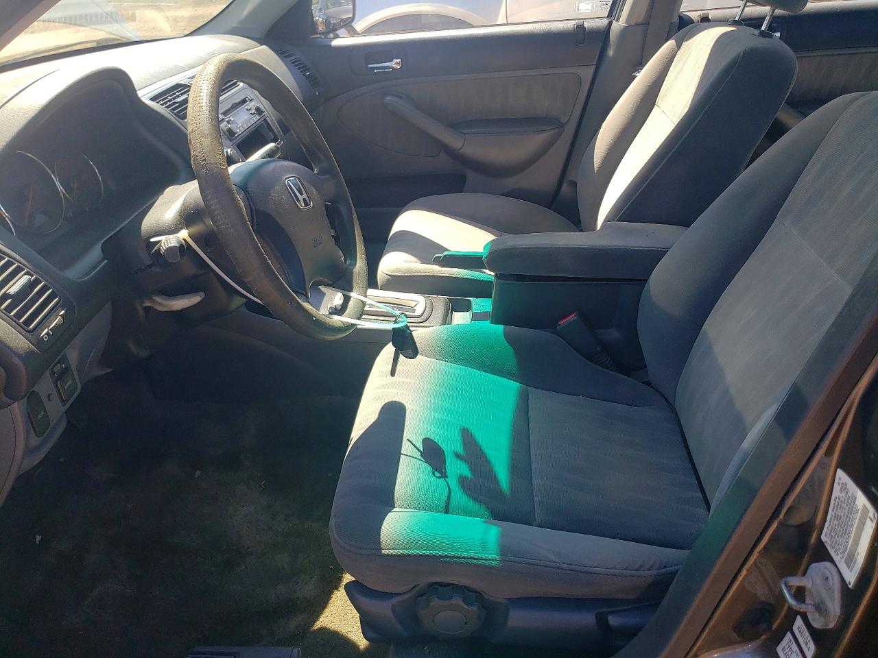 2005 Honda Civic Lx Gray vin: 2HGES16555H593982
