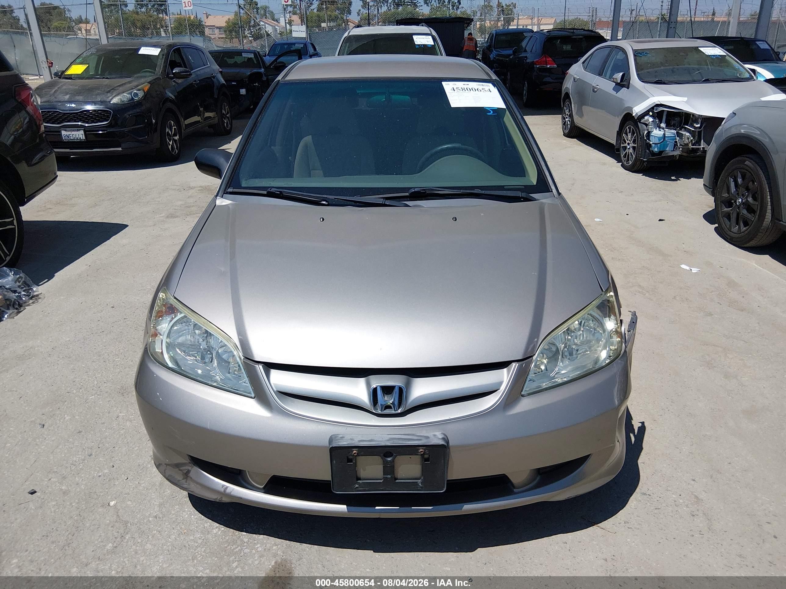 2005 Honda Civic Lx Gold vin: 2HGES16555H602129