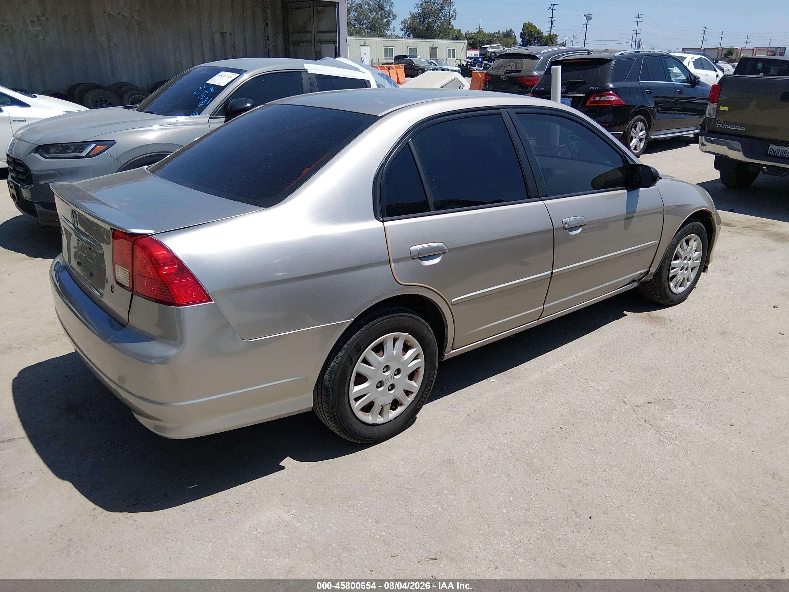 2005 Honda Civic Lx Gold vin: 2HGES16555H602129