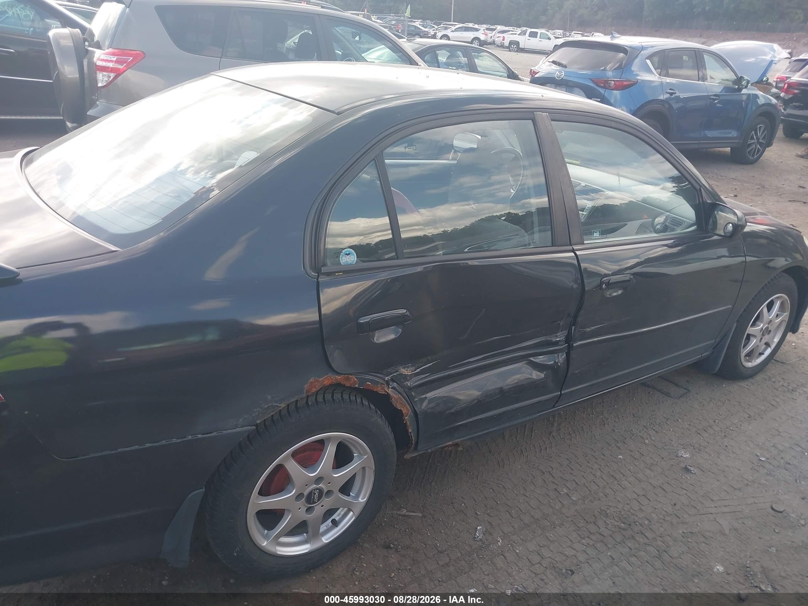 2005 Honda Civic Lx Черный vin: 2HGES16555H633543