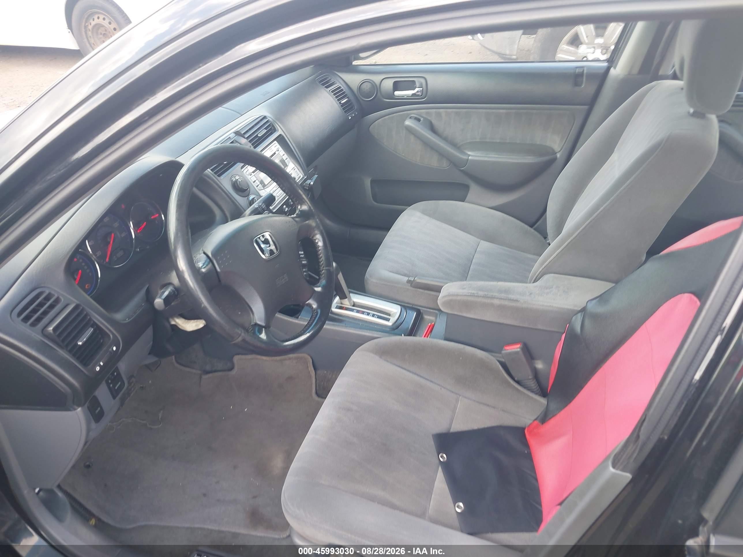 2005 Honda Civic Lx Черный vin: 2HGES16555H633543