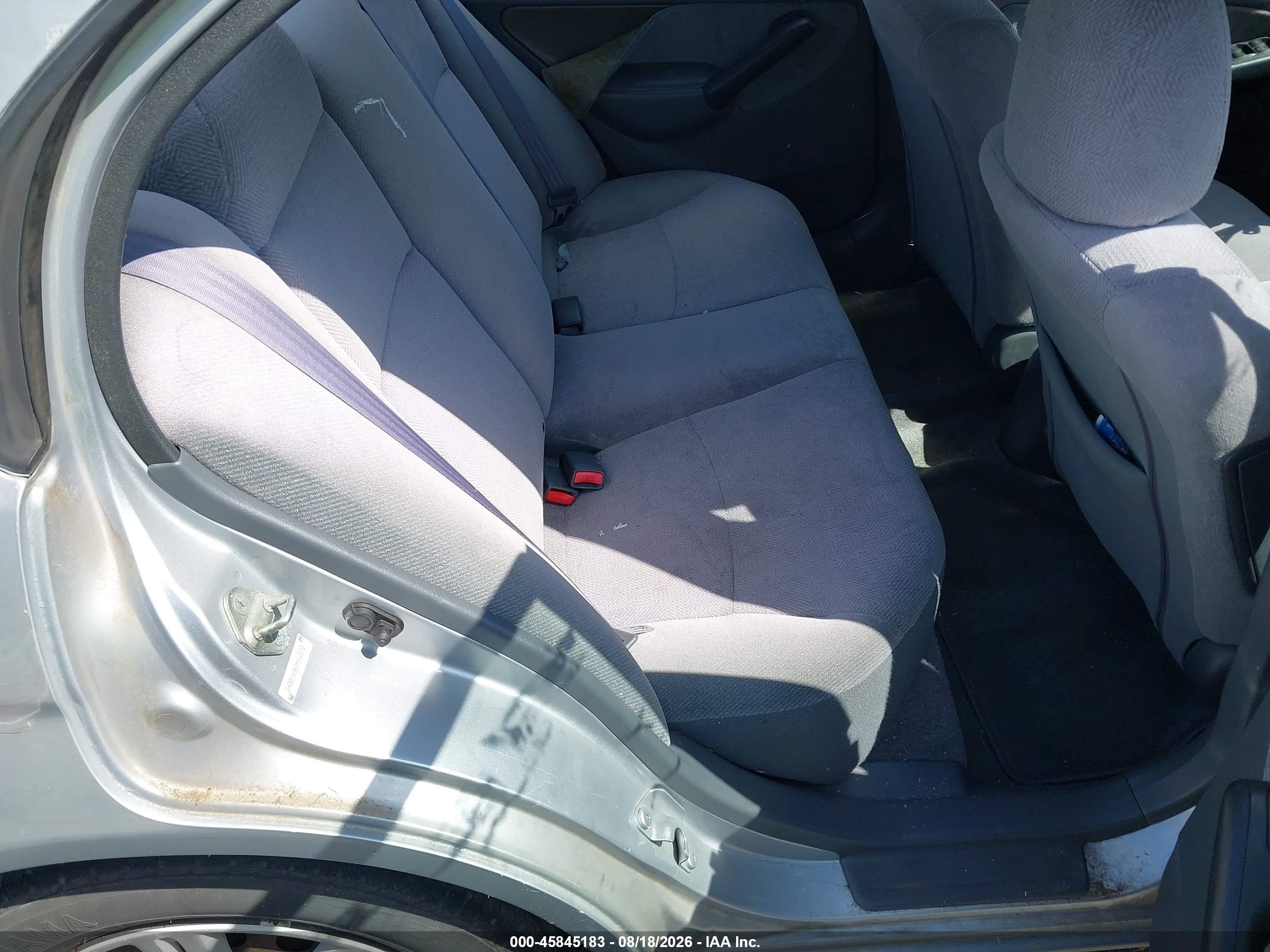 2001 Honda Civic Lx Silver vin: 2HGES16561H612372