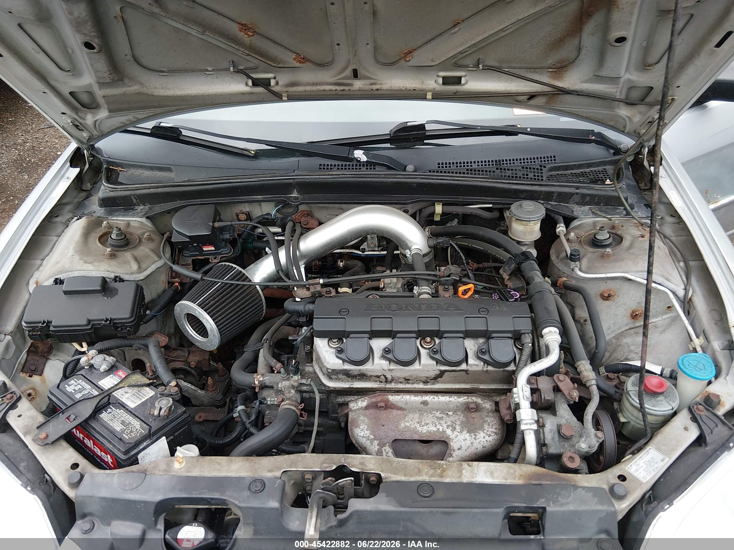 2002 Honda Civic Lx Gray vin: 2HGES16562H537769