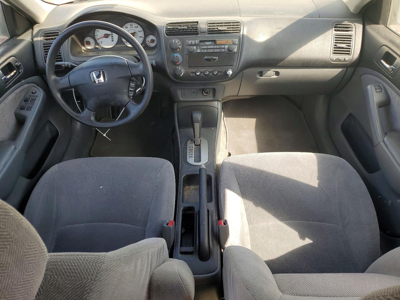 2002 Honda Civic Lx White vin: 2HGES16562H541420