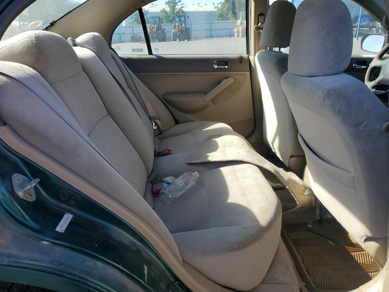 2002 Honda Civic Lx Green vin: 2HGES16562H543846