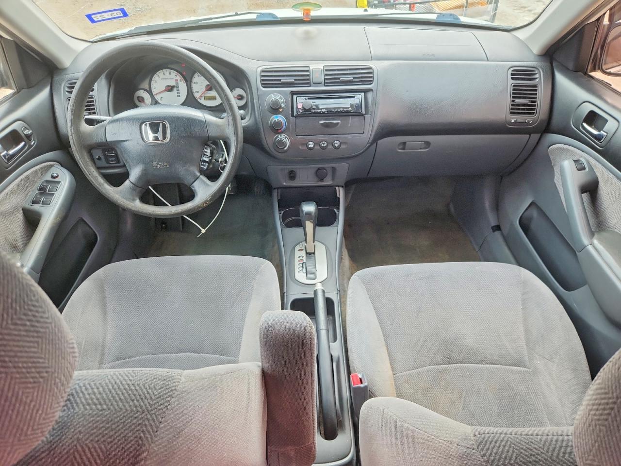 2002 Honda Civic Lx White vin: 2HGES16562H570223