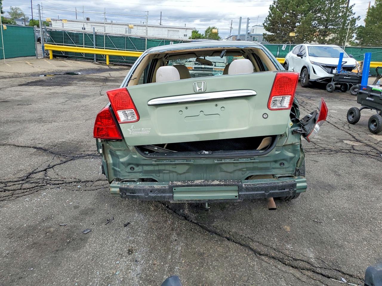 2003 Honda Civic Green vin: 2HGES16563H527714