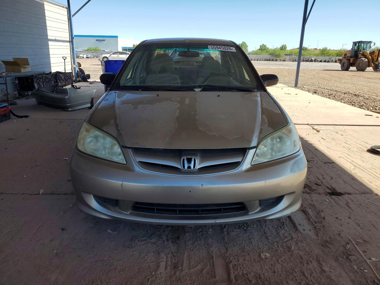 2004 Honda Civic Lx Tan vin: 2HGES16564H549066