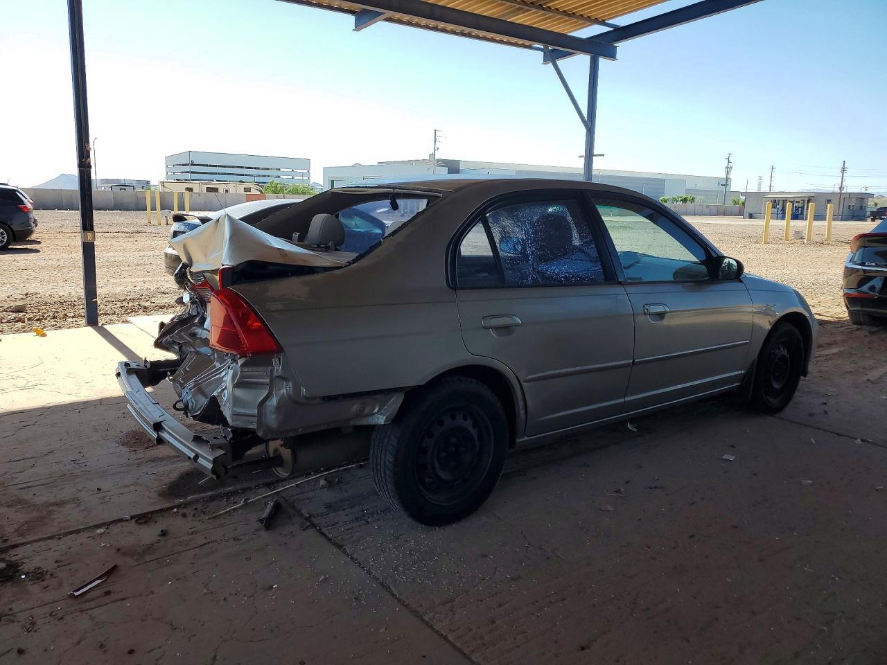 2004 Honda Civic Lx Tan vin: 2HGES16564H549066