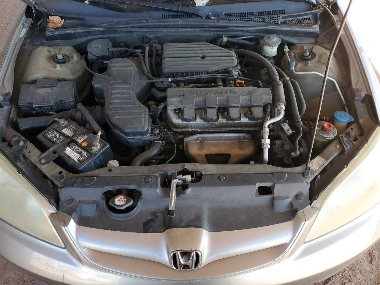 2004 Honda Civic Lx Tan vin: 2HGES16564H549066