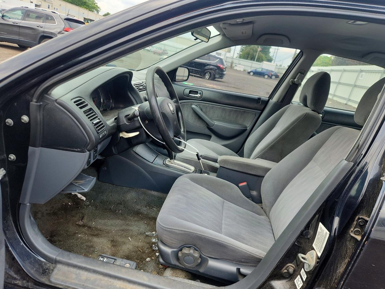2004 Honda Civic Lx Black vin: 2HGES16564H559127