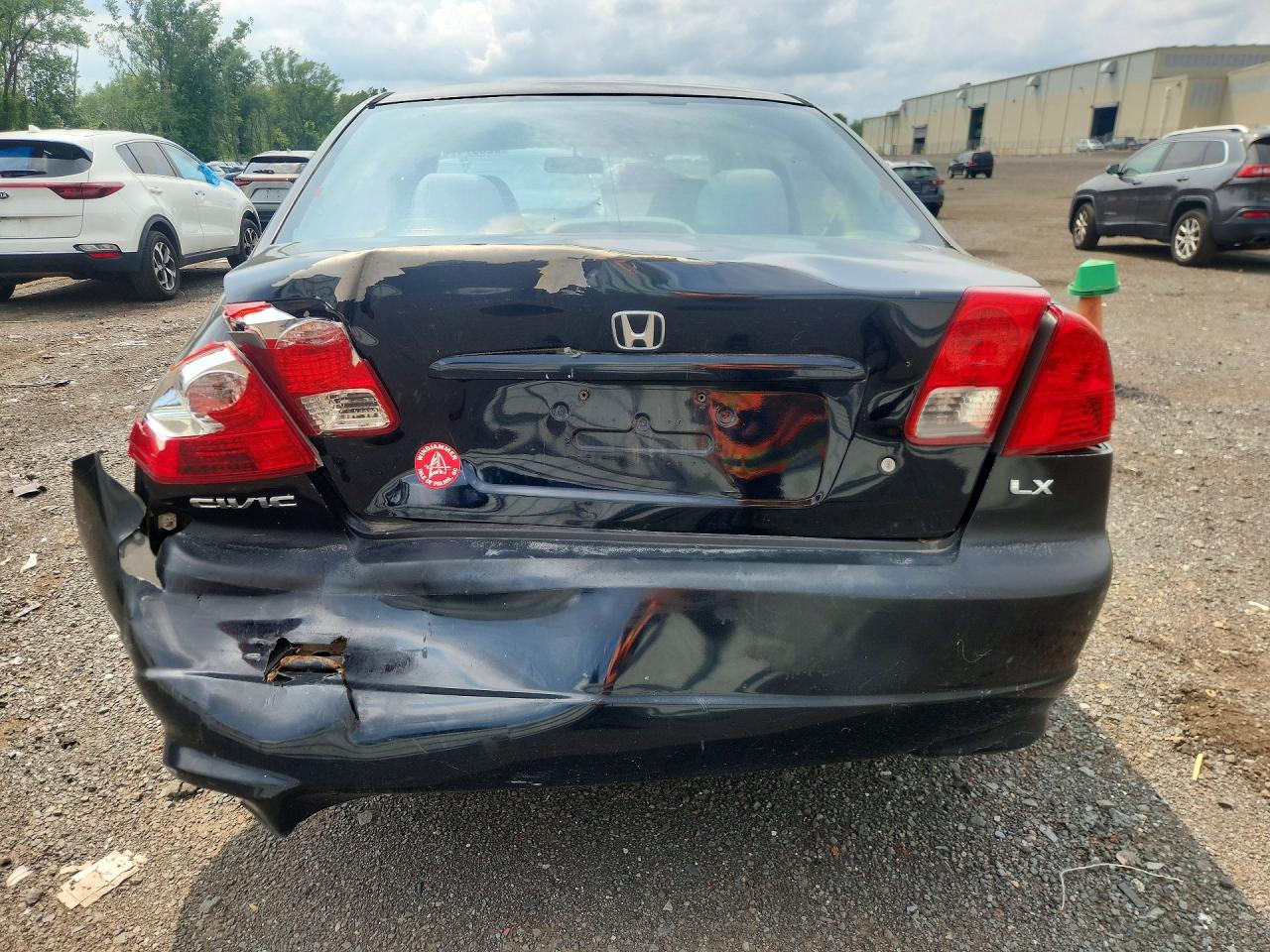 2004 Honda Civic Lx Black vin: 2HGES16564H559127