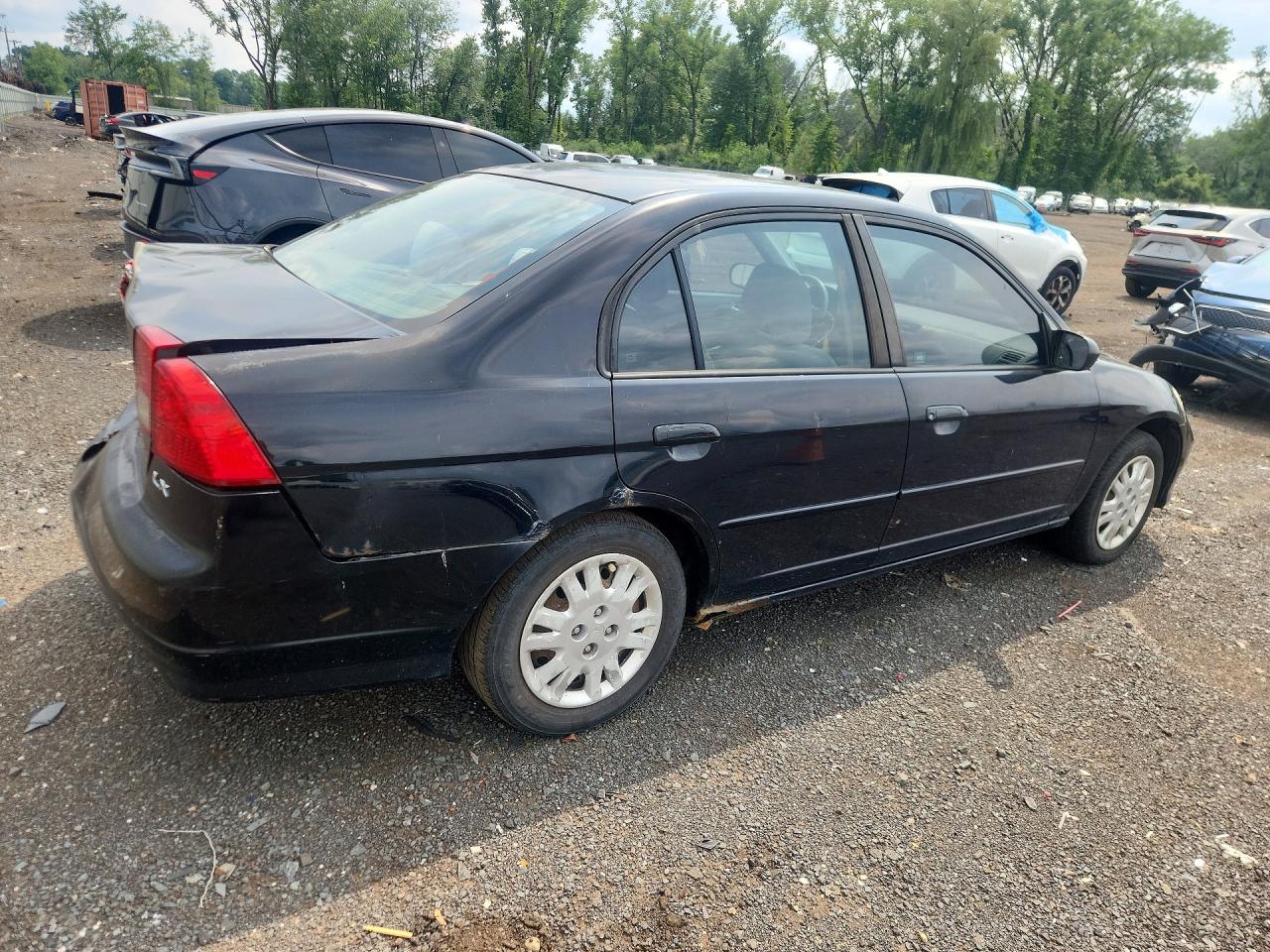 2004 Honda Civic Lx Black vin: 2HGES16564H559127