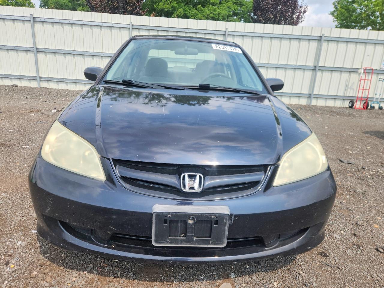 2004 Honda Civic Lx Black vin: 2HGES16564H559127