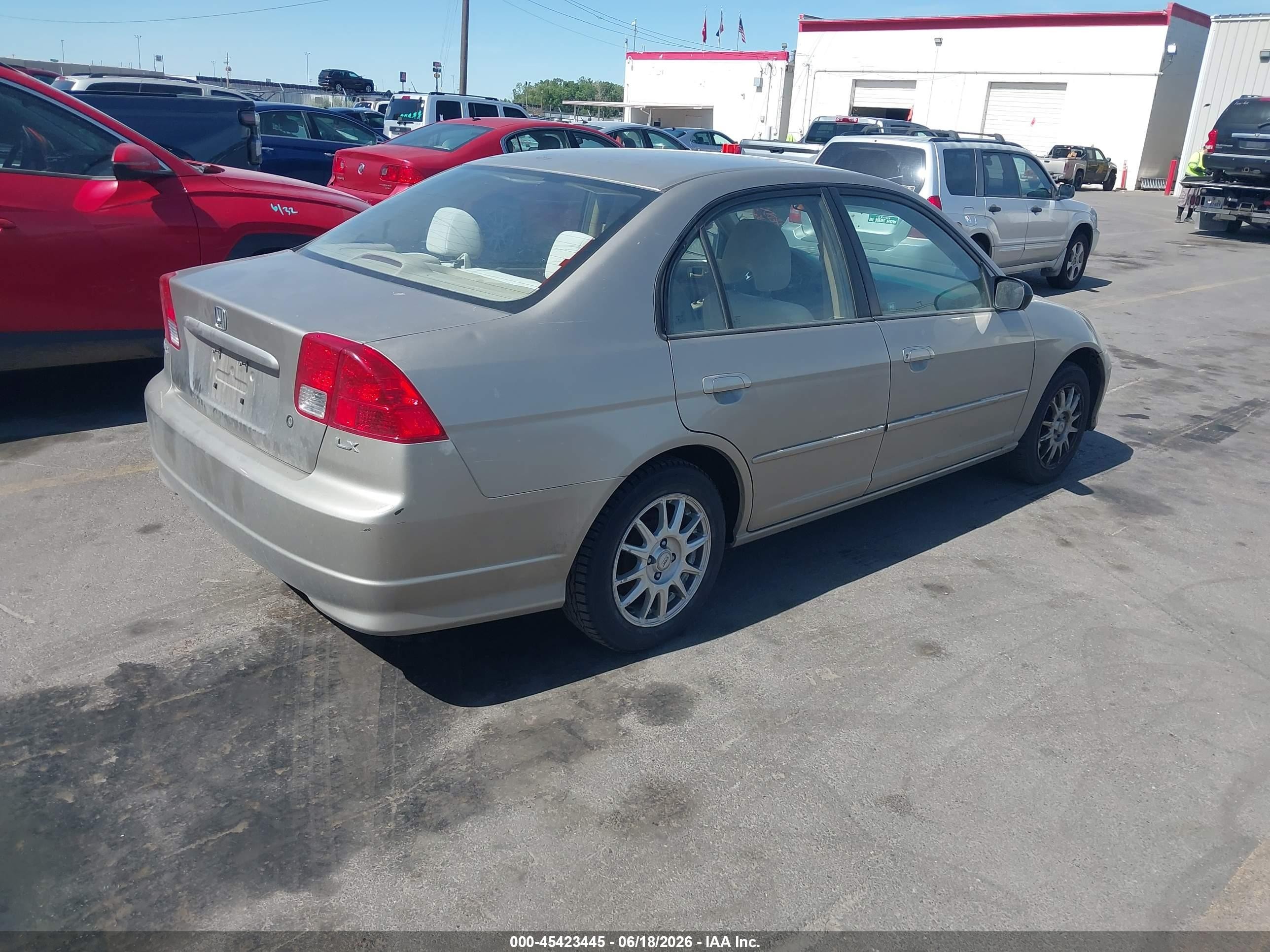 2005 Honda Civic Lx Gold vin: 2HGES16565H508809