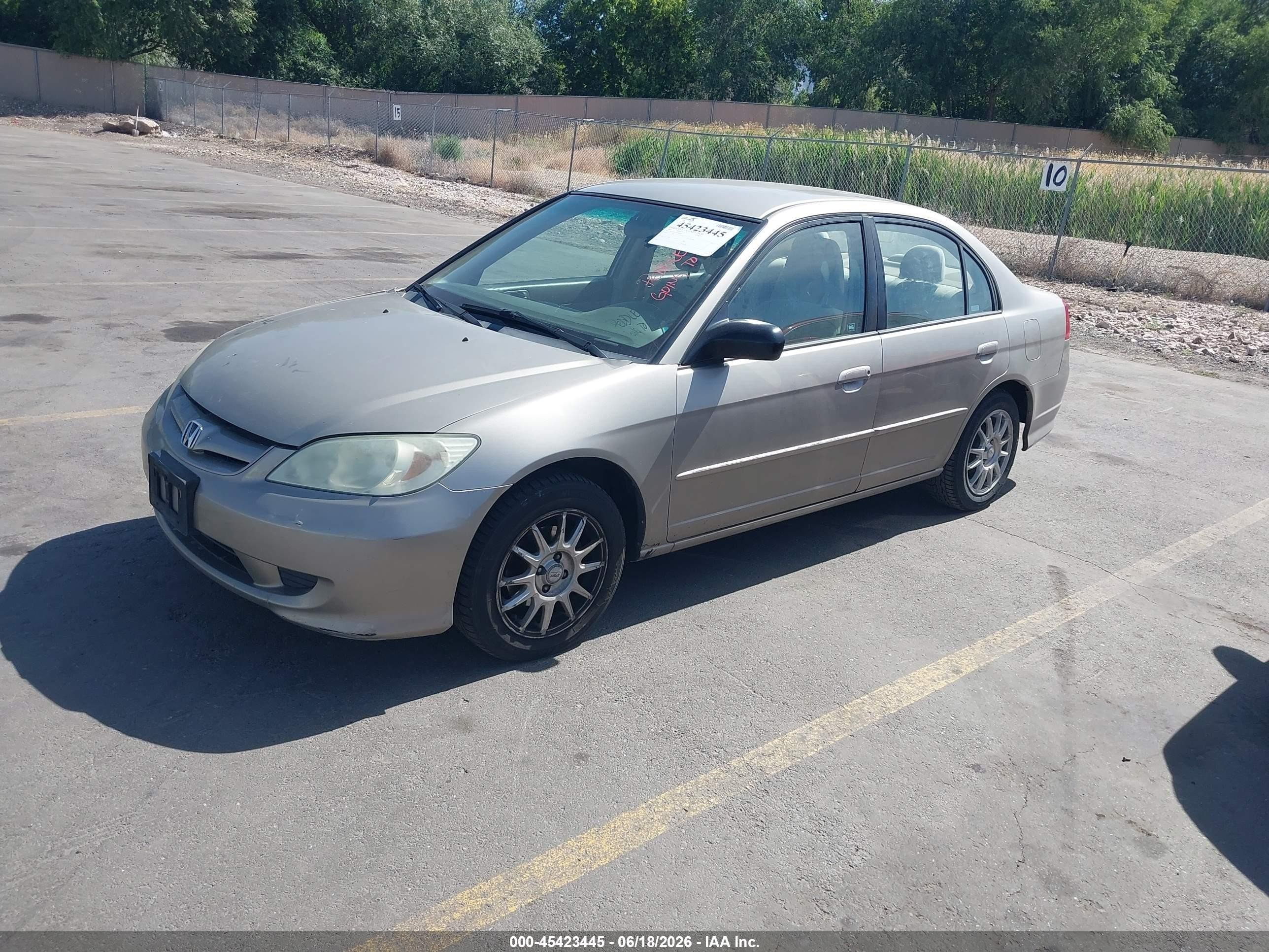 2005 Honda Civic Lx Gold vin: 2HGES16565H508809