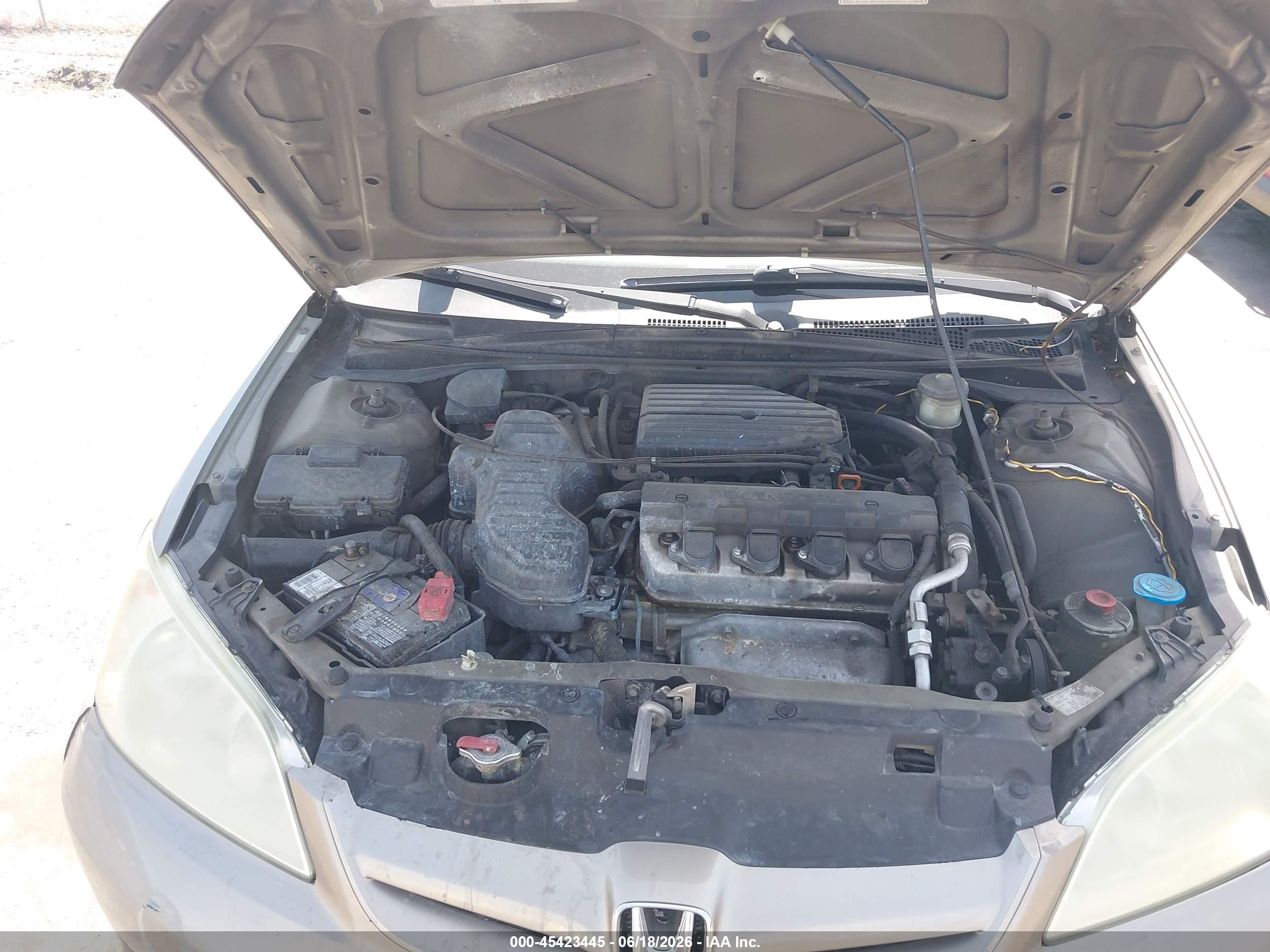 2005 Honda Civic Lx Gold vin: 2HGES16565H508809
