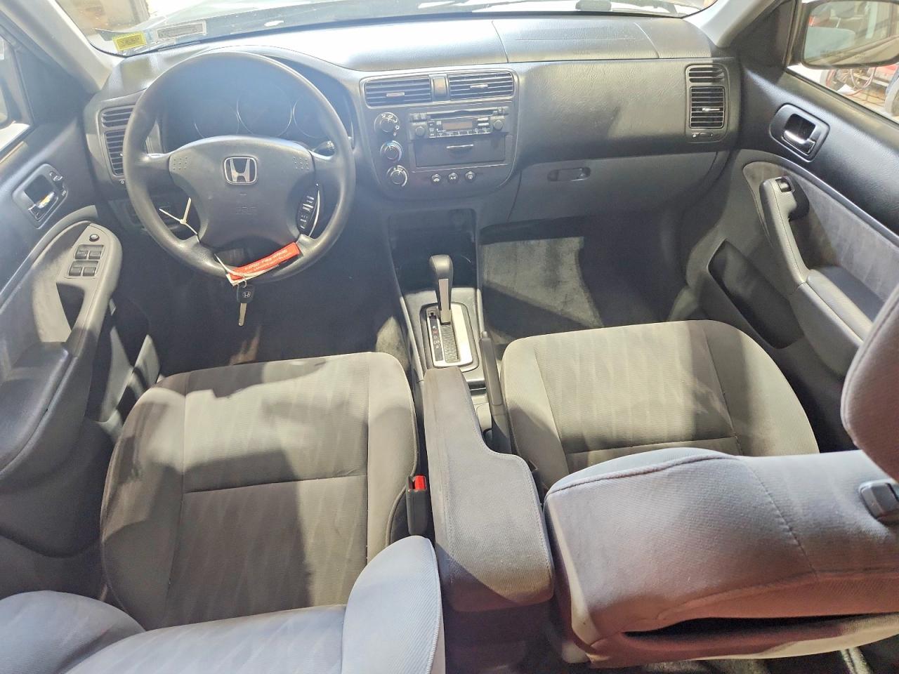 2005 Honda Civic Lx Gray vin: 2HGES16565H515436