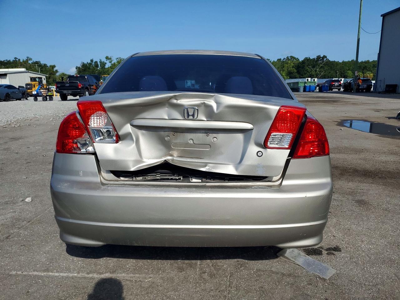 2005 Honda Civic Lx Tan vin: 2HGES16565H525934