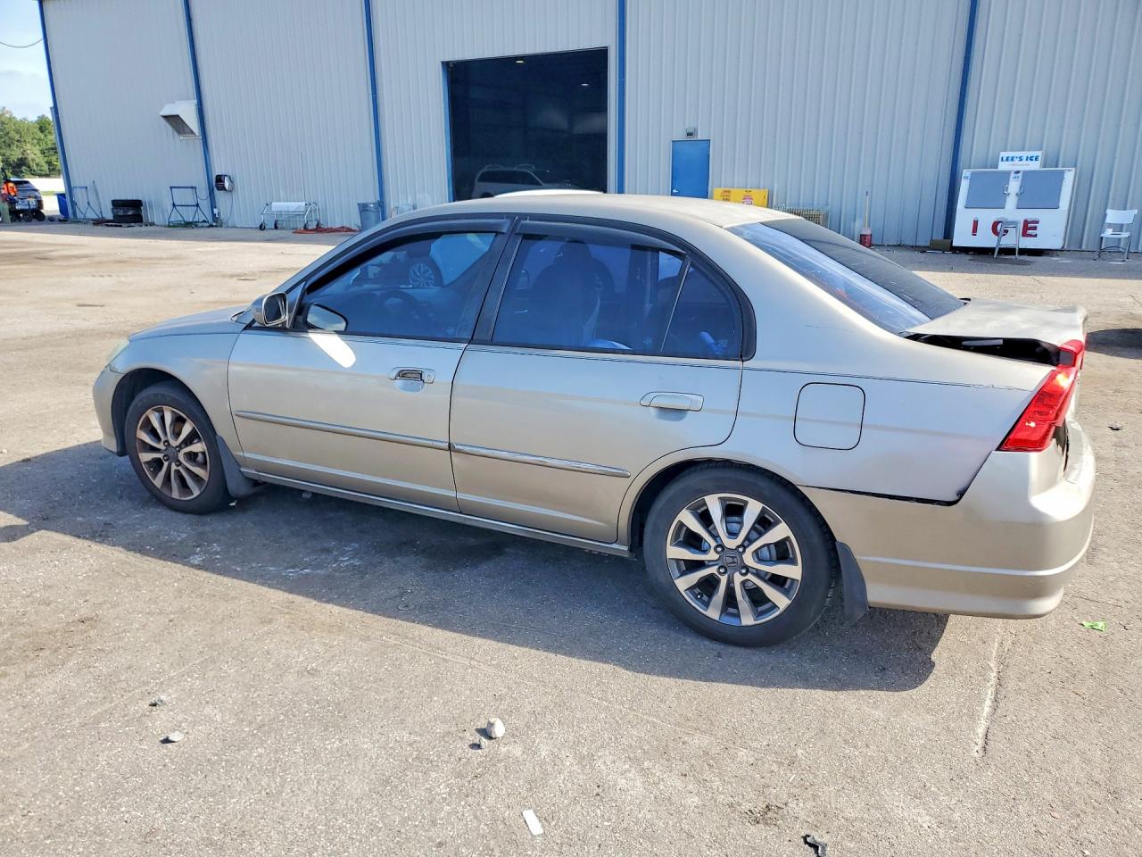 2005 Honda Civic Lx Tan vin: 2HGES16565H525934
