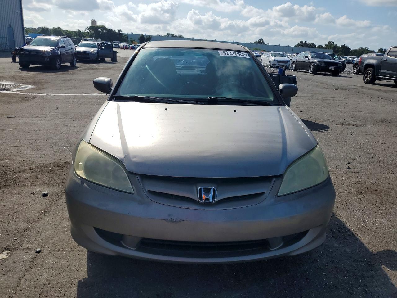 2005 Honda Civic Lx Tan vin: 2HGES16565H525934