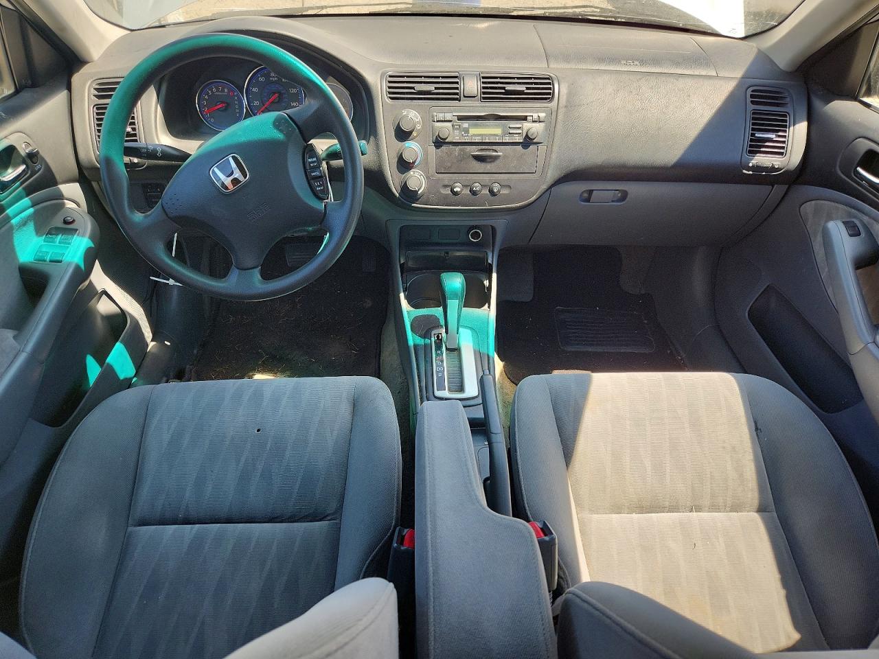 2005 Honda Civic Lx Серебряный vin: 2HGES16565H548694