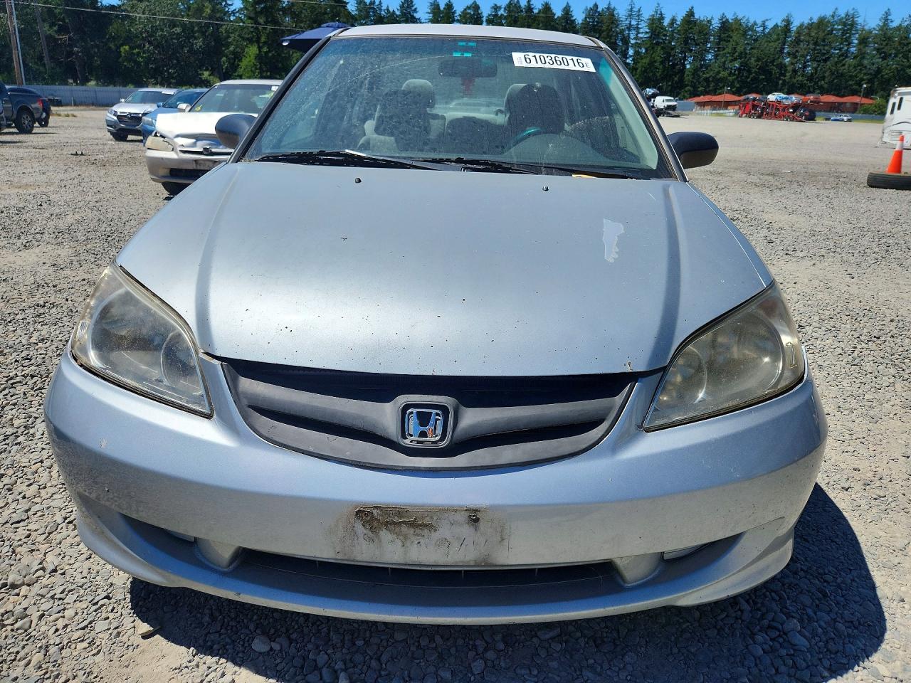 2005 Honda Civic Lx Серебряный vin: 2HGES16565H548694