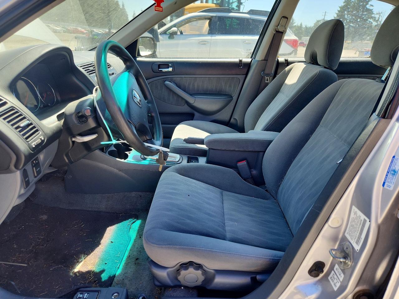 2005 Honda Civic Lx Серебряный vin: 2HGES16565H548694