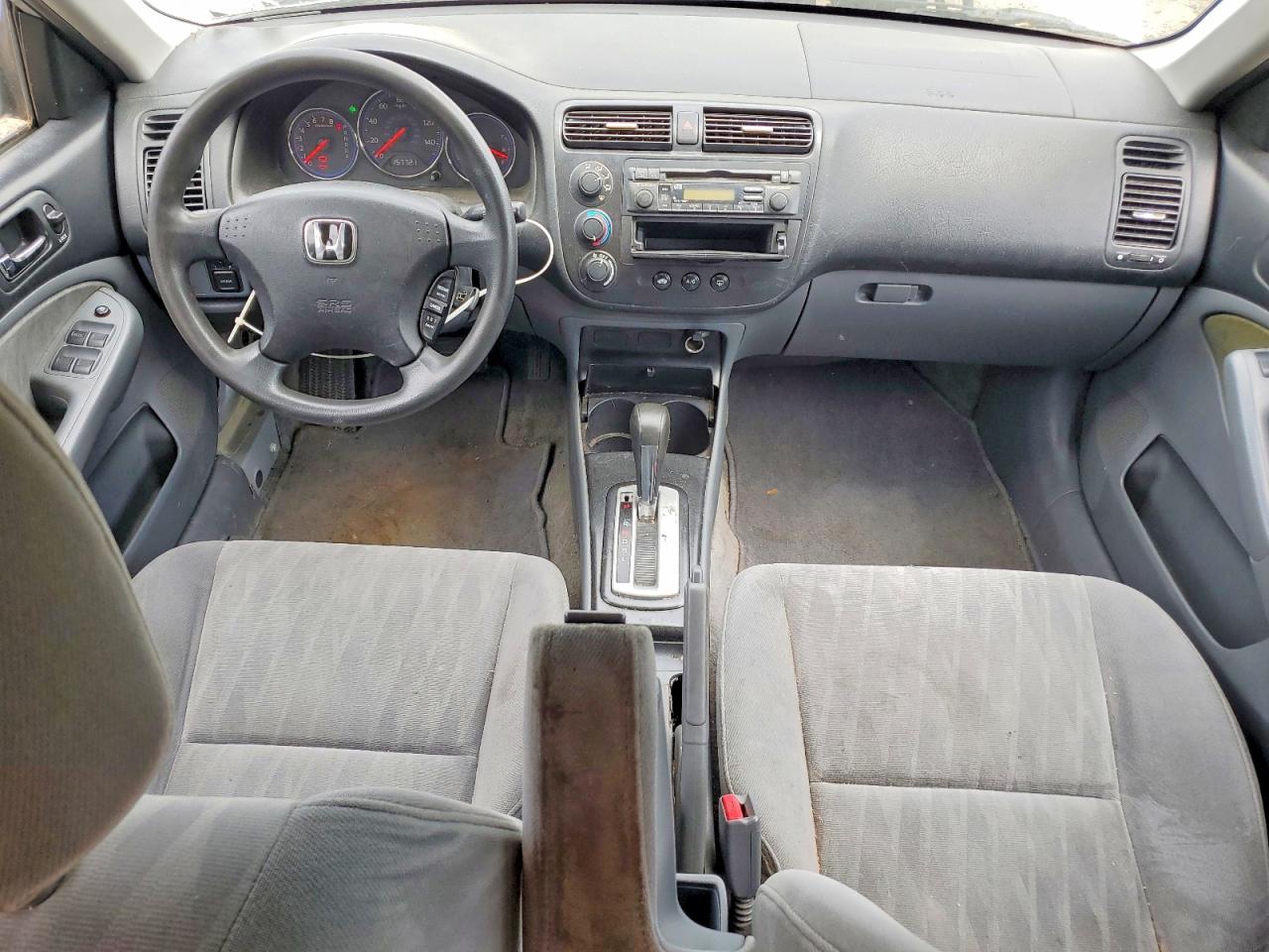 2005 Honda Civic Lx Серебряный vin: 2HGES16565H566631