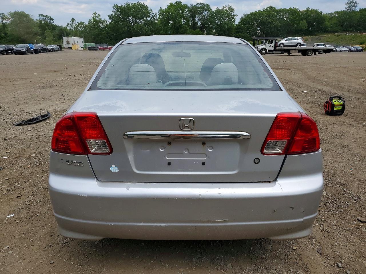 2005 Honda Civic Lx Серебряный vin: 2HGES16565H566631
