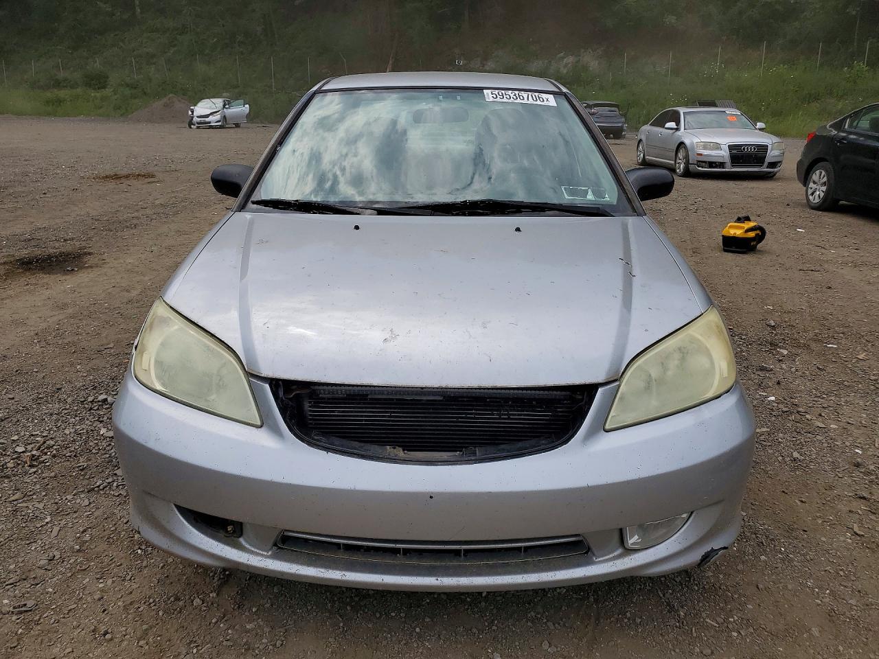 2005 Honda Civic Lx Серебряный vin: 2HGES16565H566631