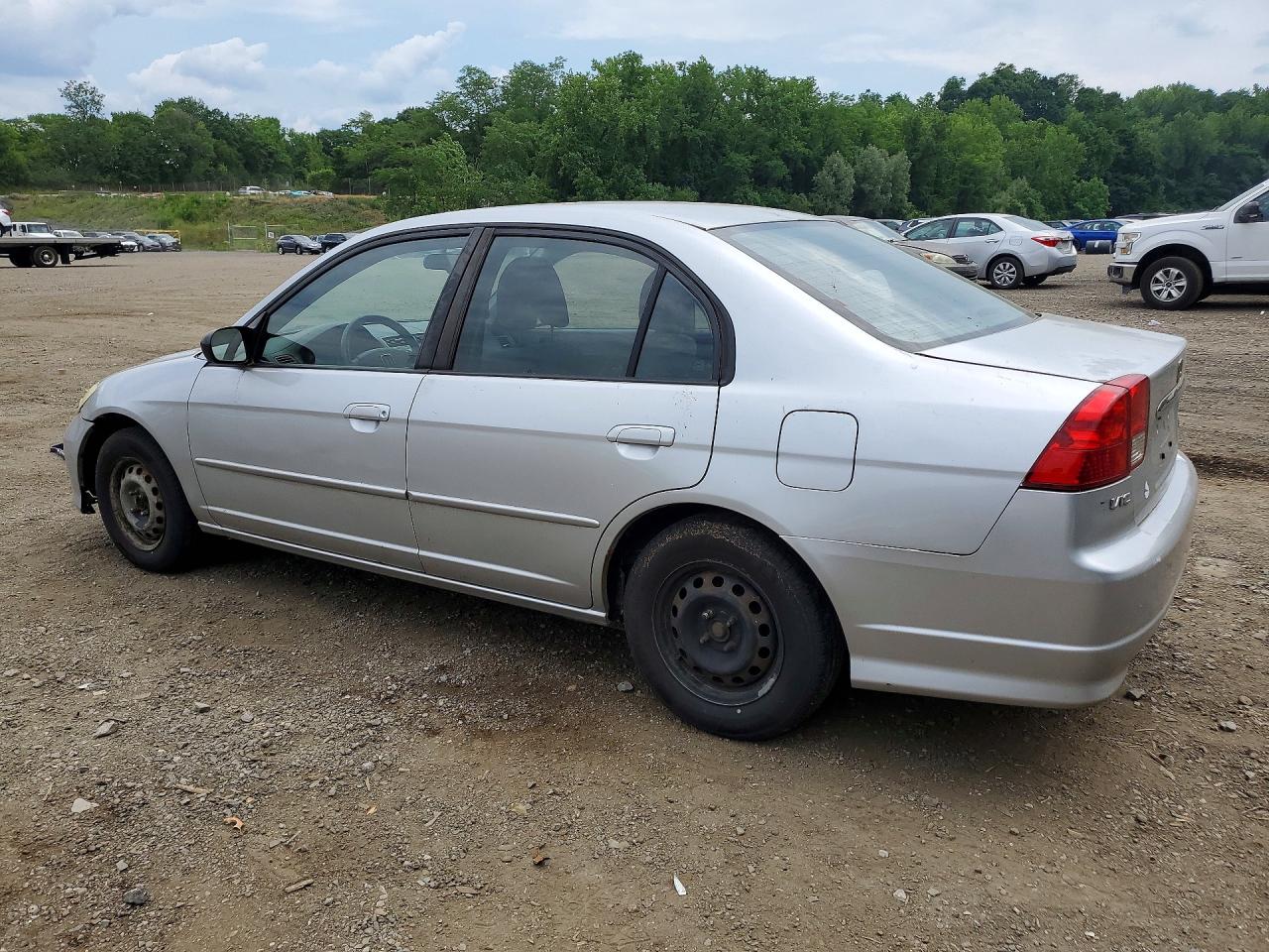 2005 Honda Civic Lx Серебряный vin: 2HGES16565H566631